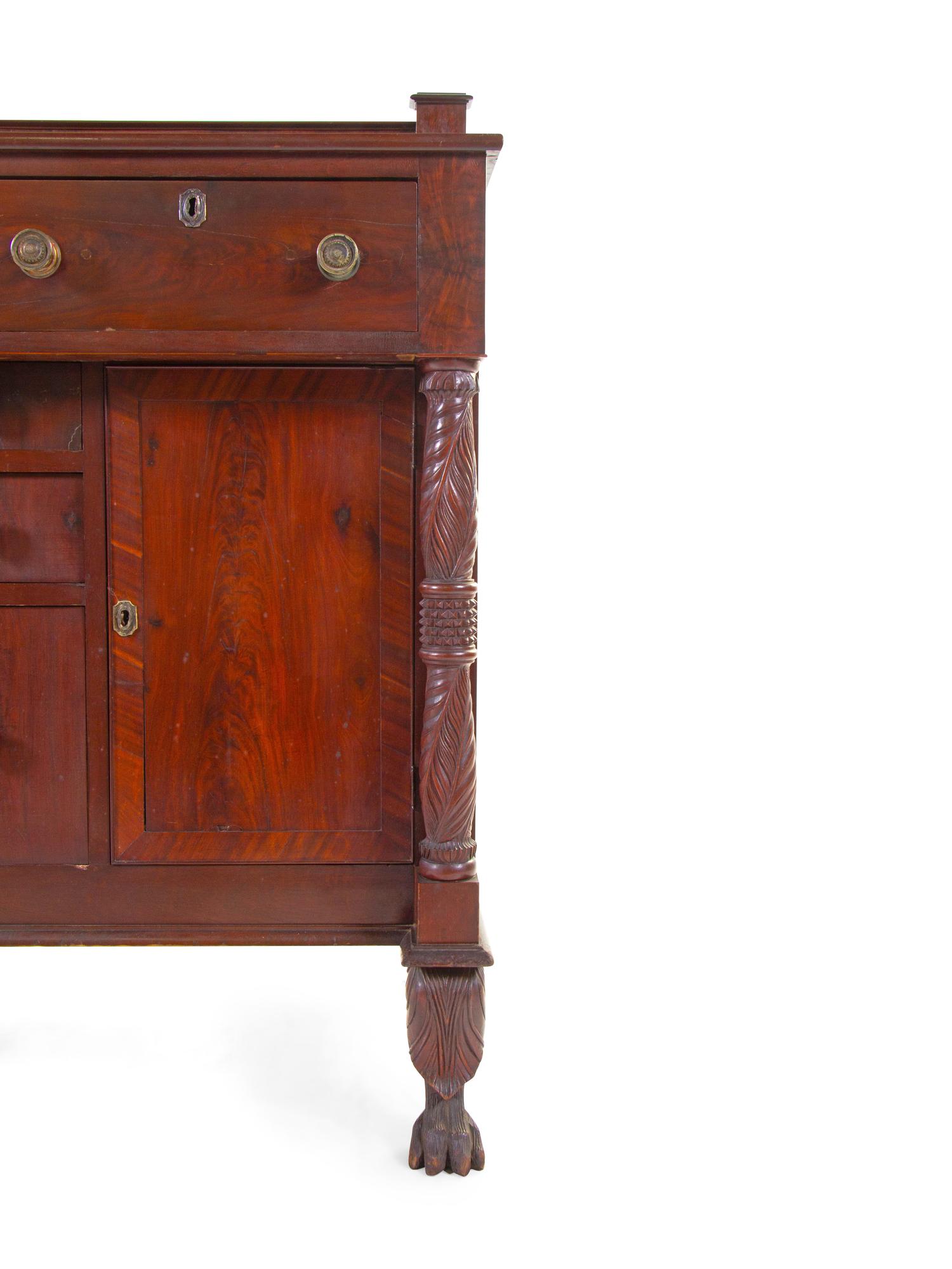 An American Mahogany Sideboard