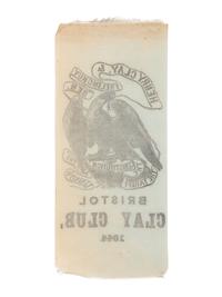 [POLITICS]. Henry Clay, & Frelinghuysen / Bristol Clay Club, 1844 . Silk ribbon.