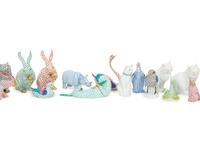 A Group of Twenty Herend Porcelain Animal Figurines
