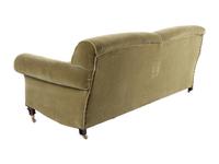 A George Smith Velvet Upholstered Two Seat Sofa