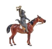 An Austrian Cold Painted Bronze Figural Group Height 3 inches. — EARLY 20TH CENTURY