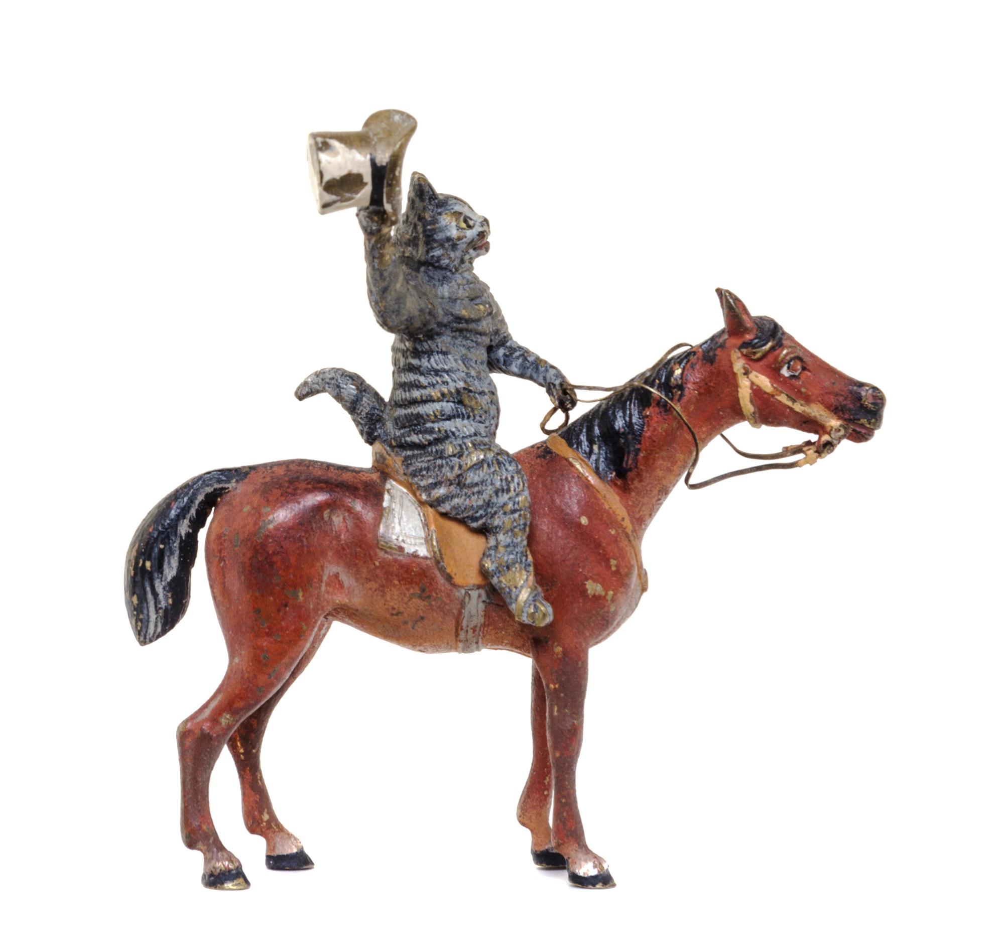 An Austrian Cold Painted Bronze Figural Group Height 3 inches. — EARLY 20TH CENTURY
