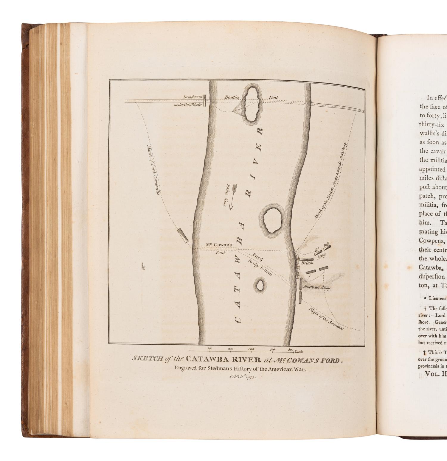 STEDMAN, Charles (1753-1812). The History of the Origin, Progress, and Termination of the American War . London: For the author and sold by J. Murray, J. Debrett, & J. Kerby, 1794.