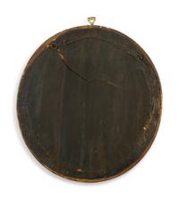 A Pair of Chinese Embroidered Silk Roundels in Gilt Frames