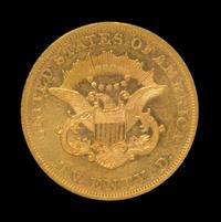 A United States 1861 Liberty Head $20 Gold Coin