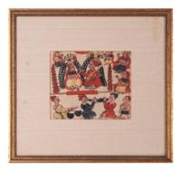 Seven Indian Miniature Paintings
