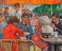 Outdoor Cafe Scene