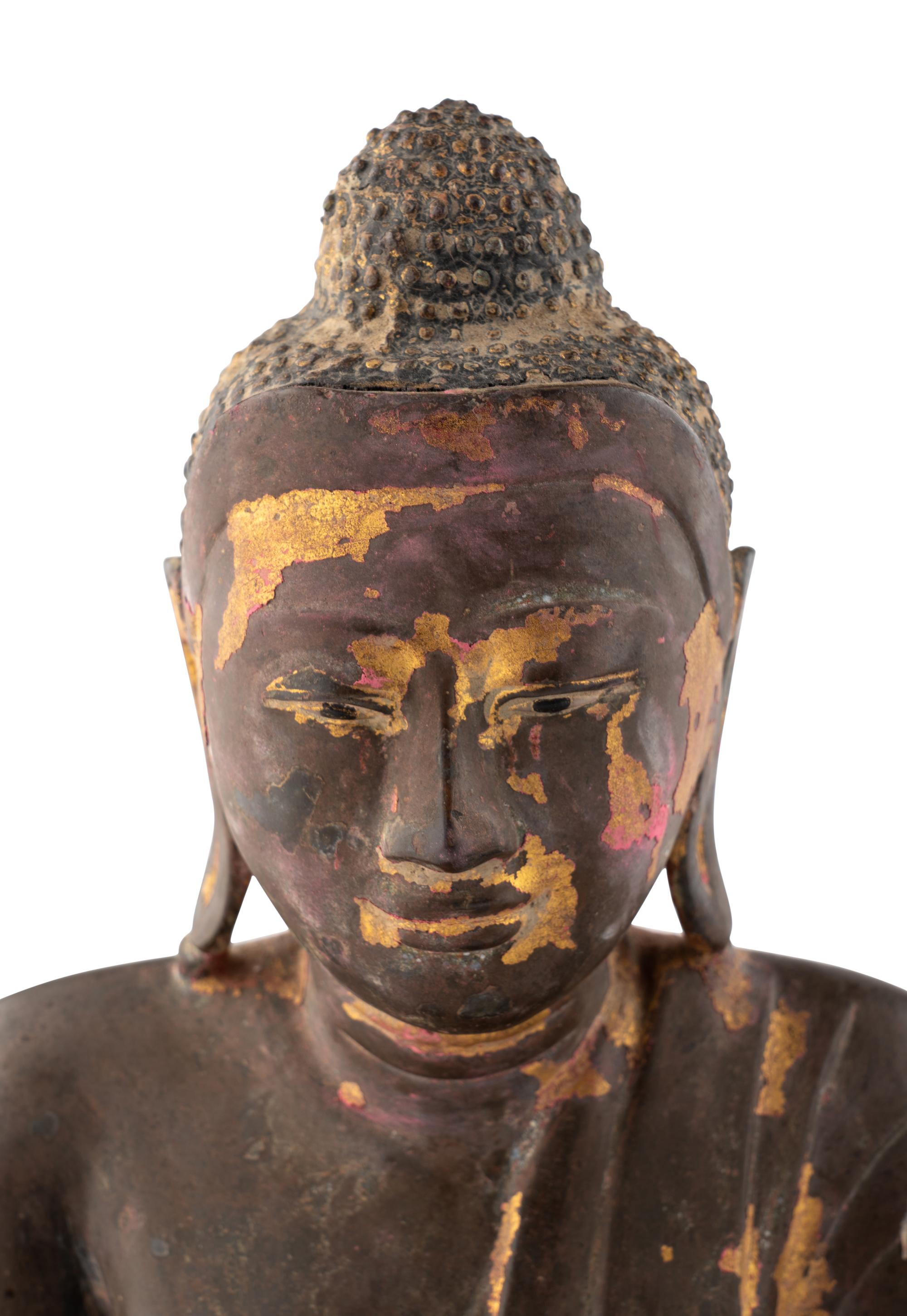 Two Seated Figures of Buddha