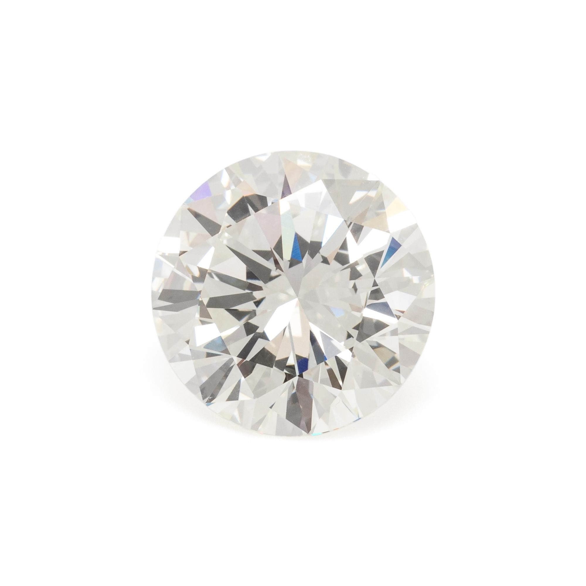 5.70 CARAT ROUND BRILLIANT CUT DIAMOND