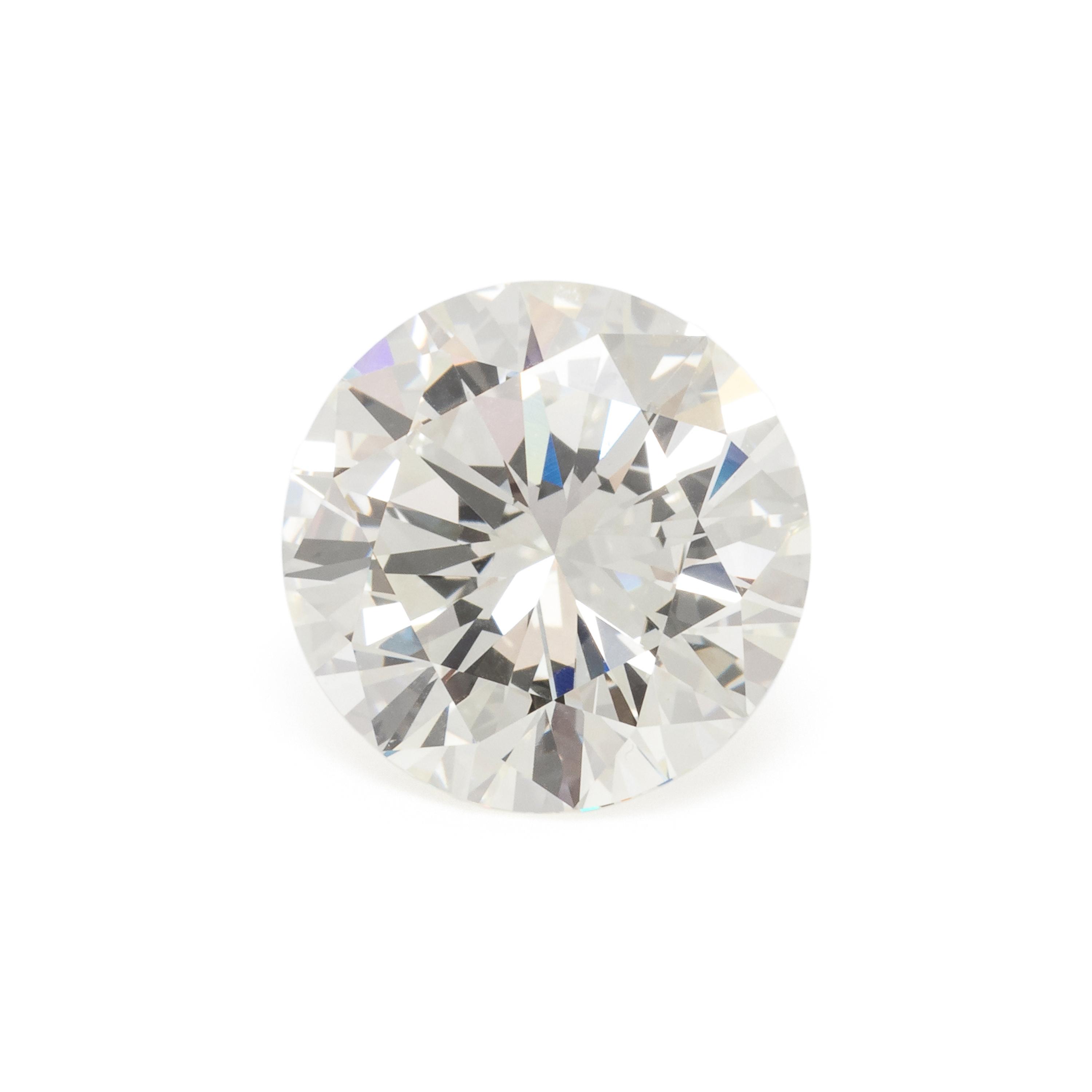 5.70 CARAT ROUND BRILLIANT CUT DIAMOND