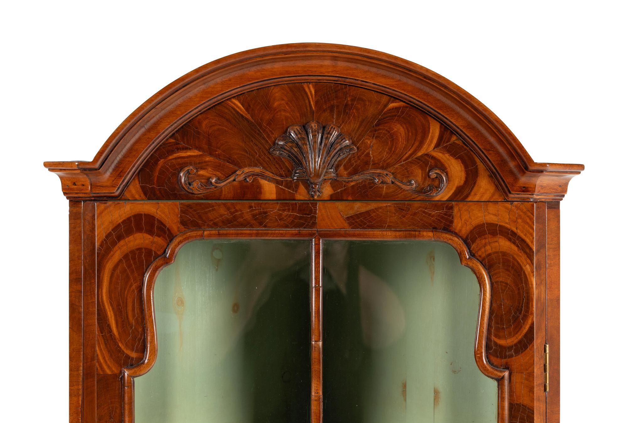 A Dutch Oysterwood Corner Cabinet