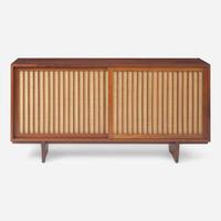 George Nakashima (American, 1905-1990) Double Sliding-Door Cabinet, New Hope, Pennsylvania, 1972