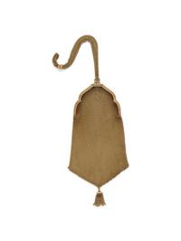 ANTIQUE, YELLOW GOLD MESH PURSE