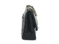 Chanel Medium Classic Double-Flap Bag in Navy Lambskin Leather