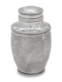 An American Silver Tea Caddy