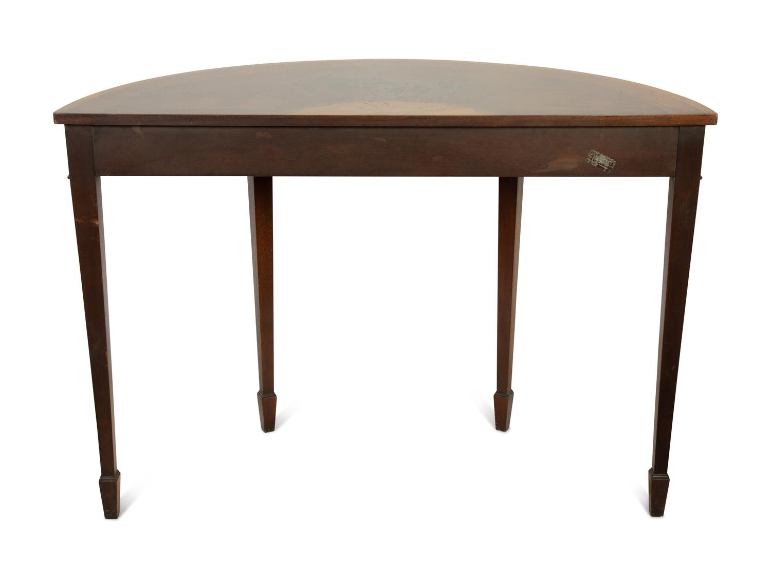 A George III Style Mahogany Console Table