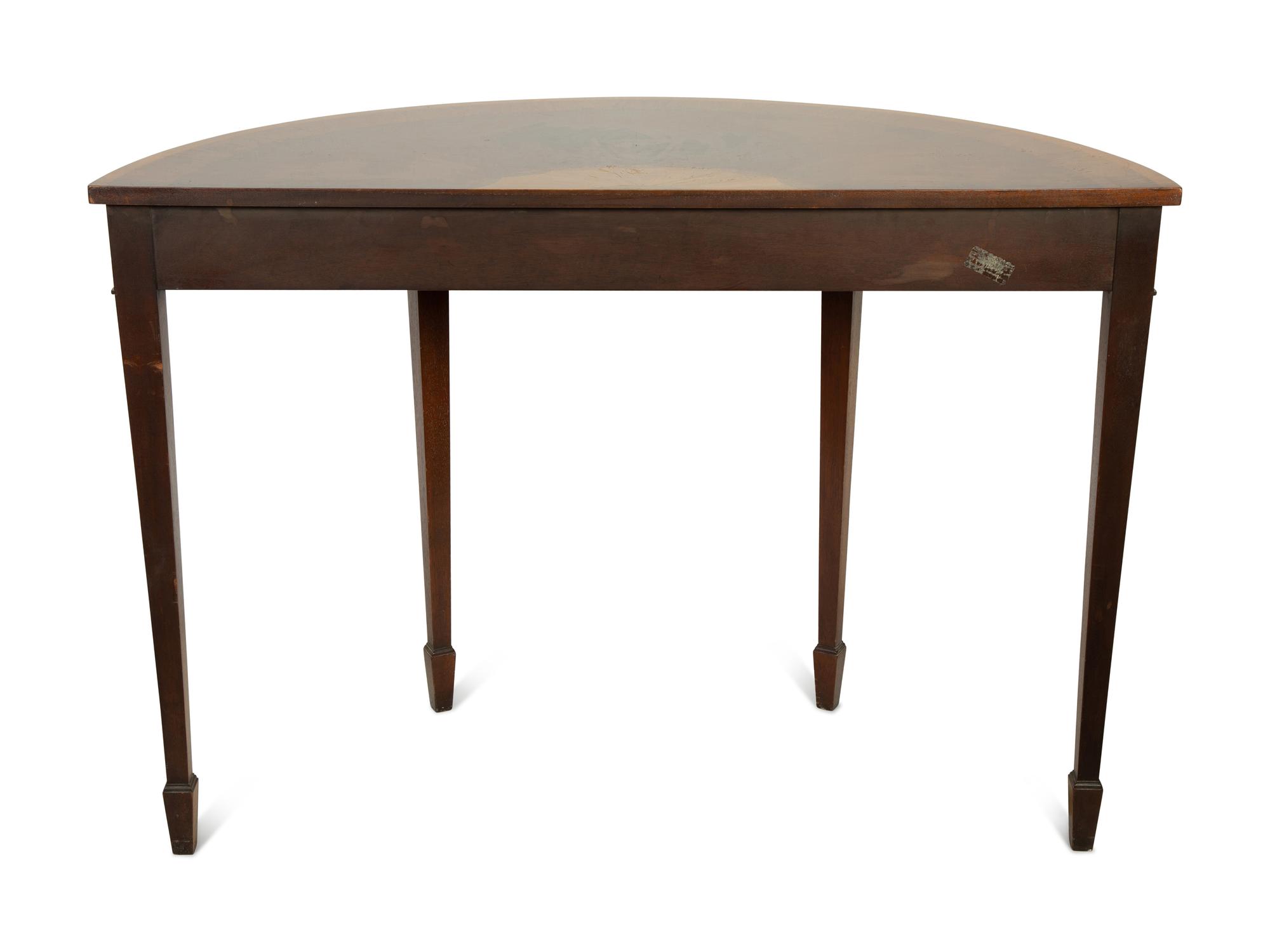 A George III Style Mahogany Console Table