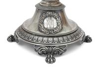 A German Parcel Gilt Silver Figural Tazza