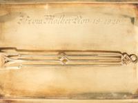 YELLOW GOLD AND PLATINUM CIGARETTE CASE