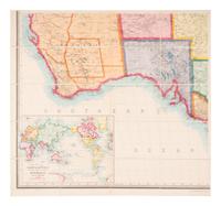 STANFORD, Edward (1827-1904). Stanford's Library Map of Australasia. London: Edward Stanford, 1925.