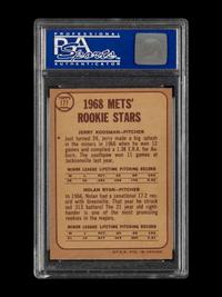 A 1968 O-Pee-Chee OPC Nolan Ryan Rookie Baseball Card No. 177 (PSA 8 NM-MT; POP 13 - NONE HIGHER)
