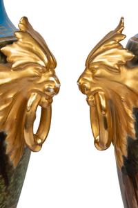 A Pair of English Porcelain Vases