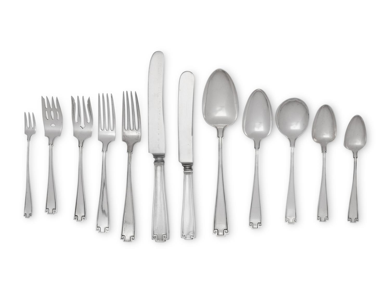 An American Silver Flatware Service