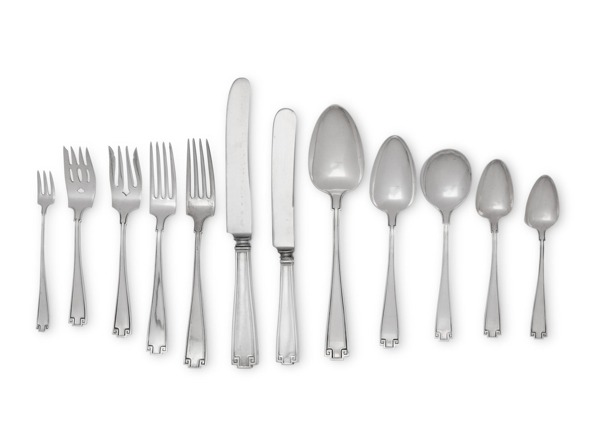 An American Silver Flatware Service
