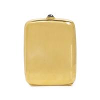 YELLOW GOLD AND SAPPHIRE CIGARETTE CASE