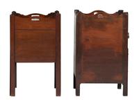 Two Georgian Mahogany Commodes