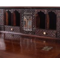 A George III Carved Mahogany Slant-Front Bureau