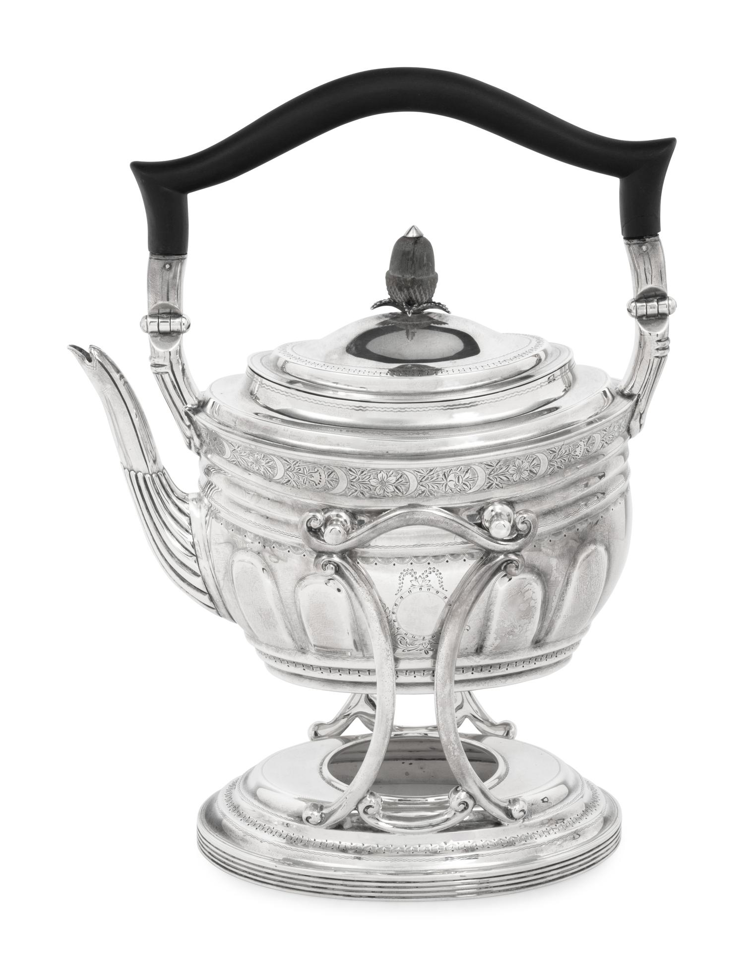 A George III Silver Four-Piece Tea and Coffee Service