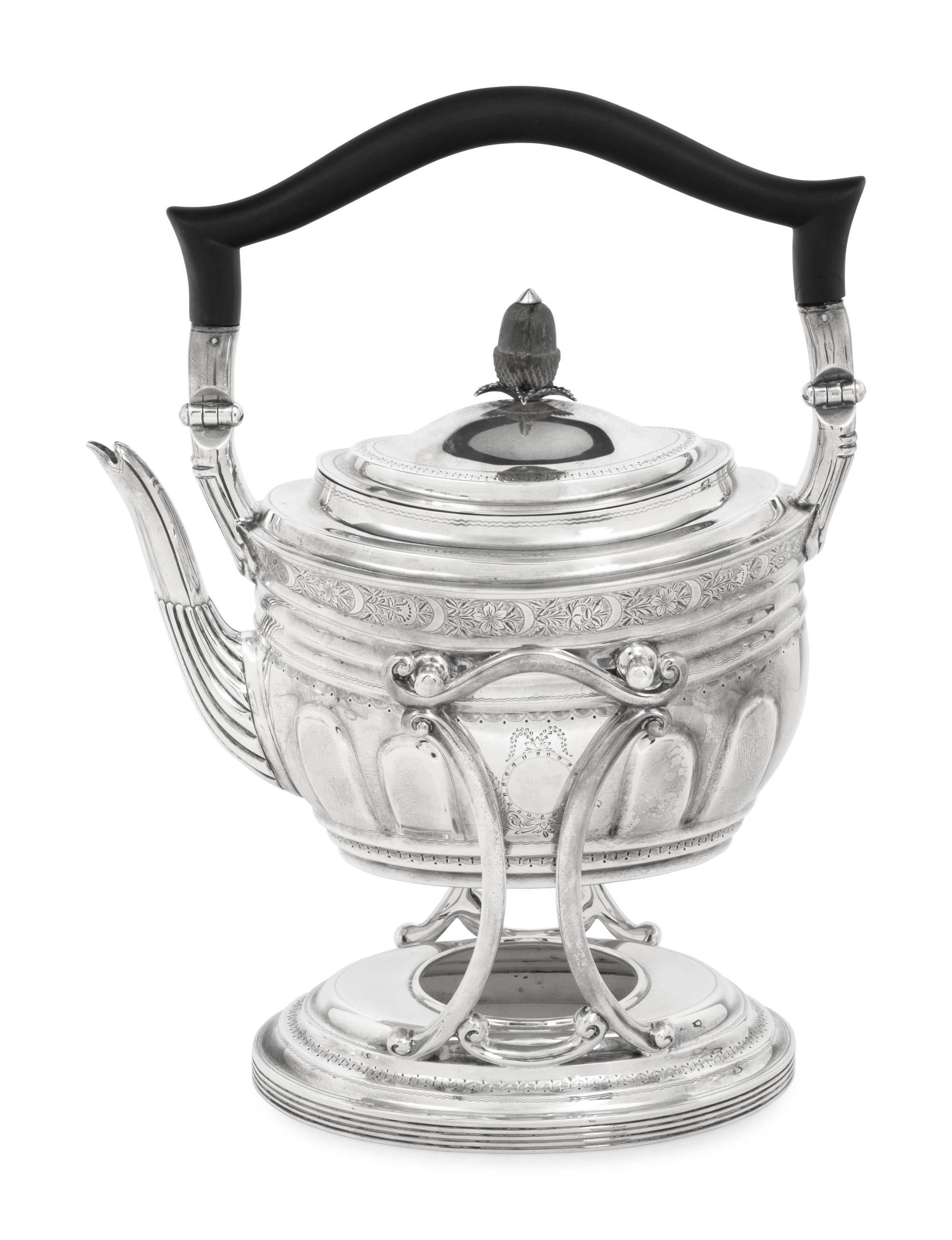A George III Silver Four-Piece Tea and Coffee Service