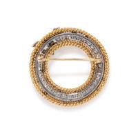 TIFFANY & CO., DIAMOND CIRCLE BROOCH