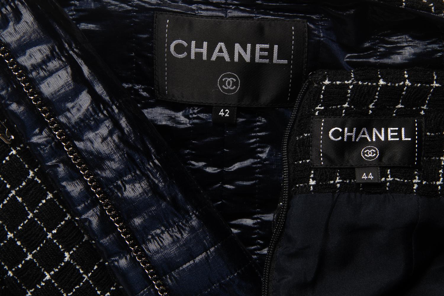 Chanel Black Skirt Suit