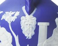 A Wedgwood Jasperware Copy of the Portland Vase