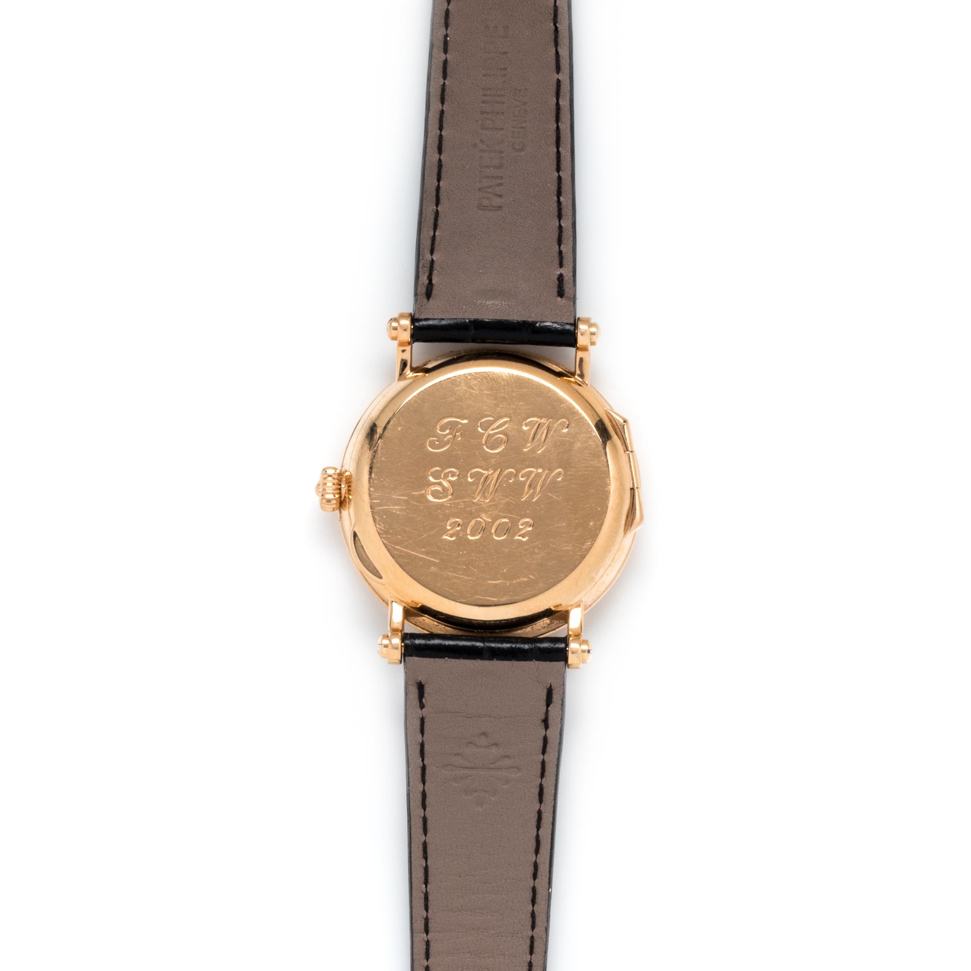 PATEK PHILIPPE, 18K PINK GOLD REF. 5053 'OFFICER'S' WRISTWATCH