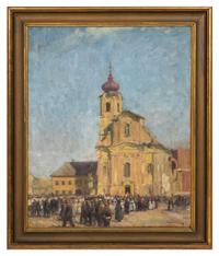 The Church in Tápé, 1929
