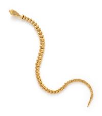 TIFFANY & CO., ELSA PERETTI, YELLOW GOLD SNAKE BRACELET