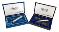 Two Sailor Classic Pens: Pacific and Atlantic Limited Edition Silver Fountain Pens