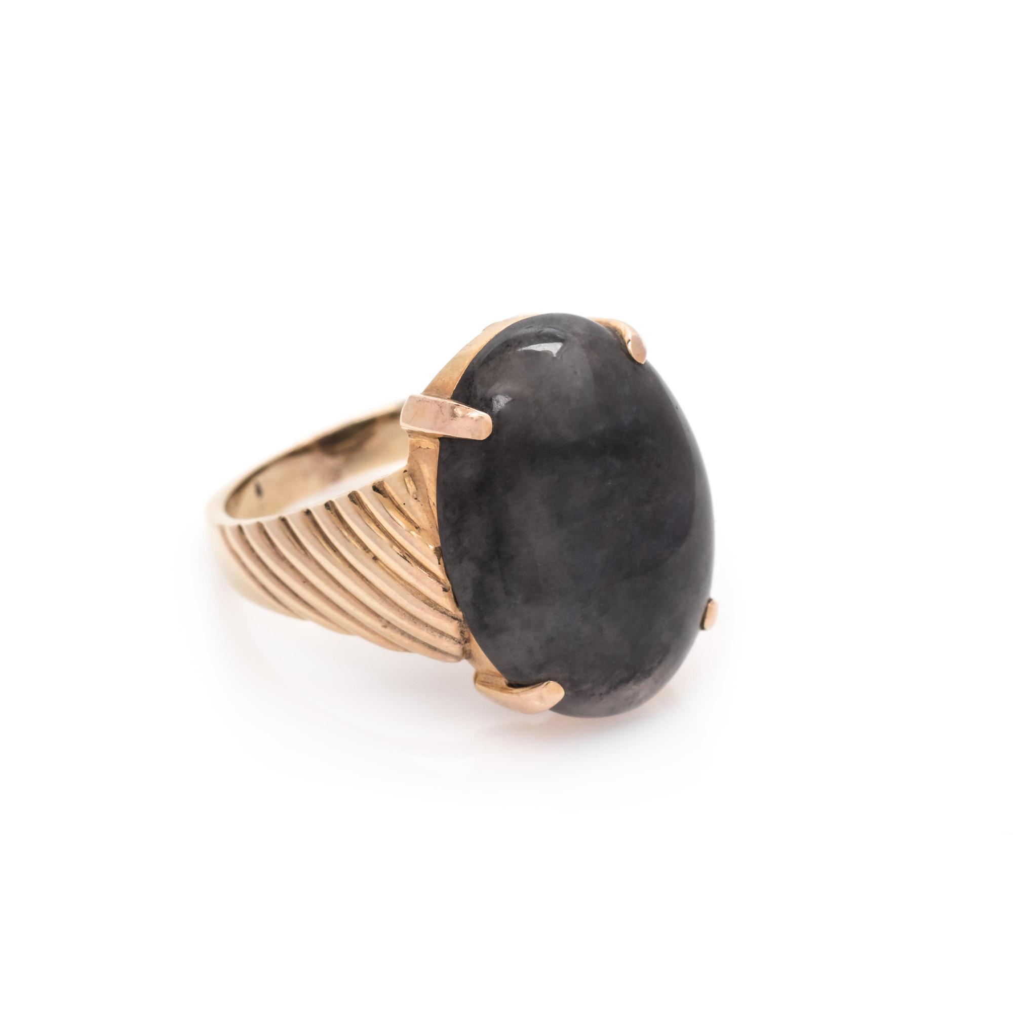 Grey Jade Ring