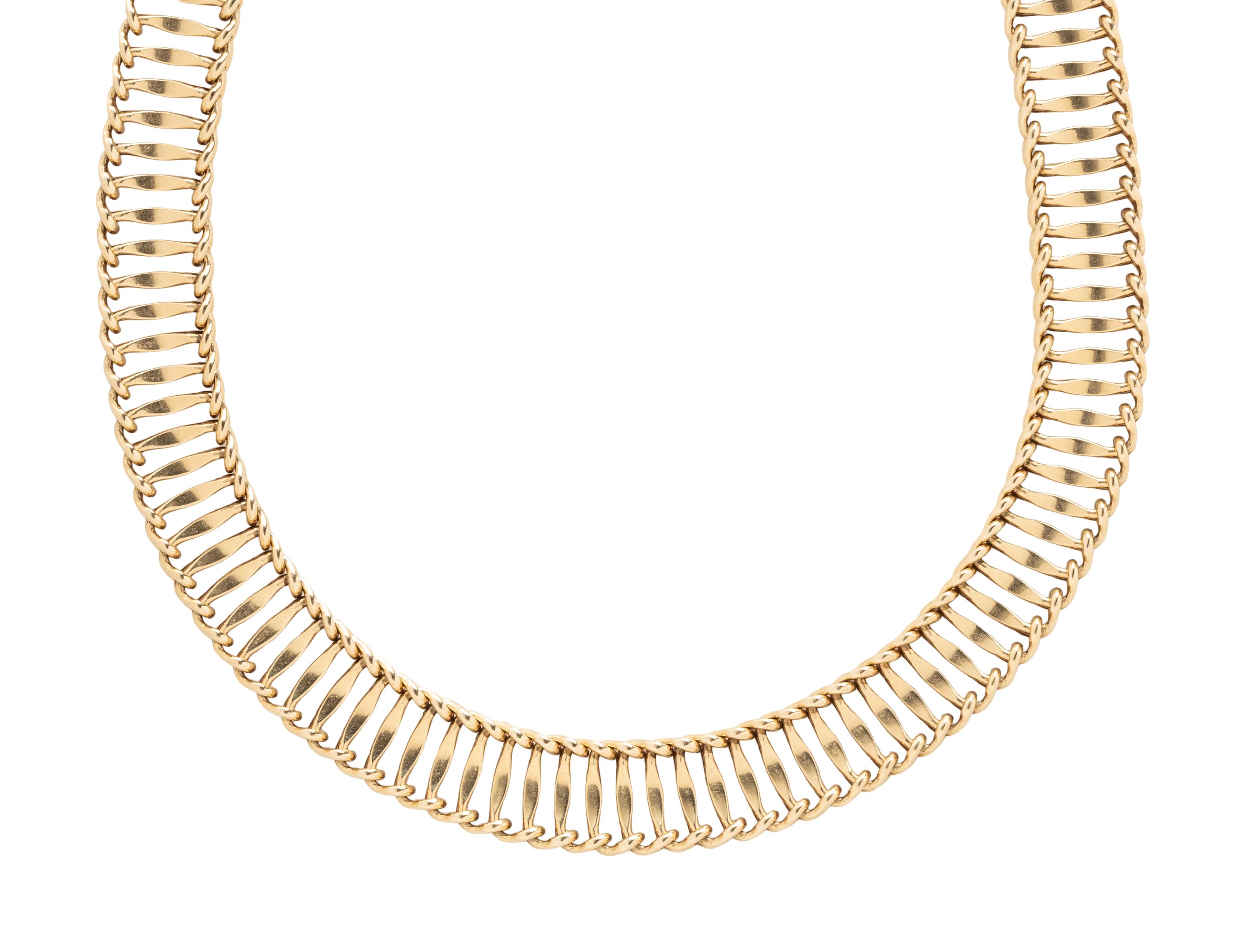 YELLOW GOLD NECKLACE