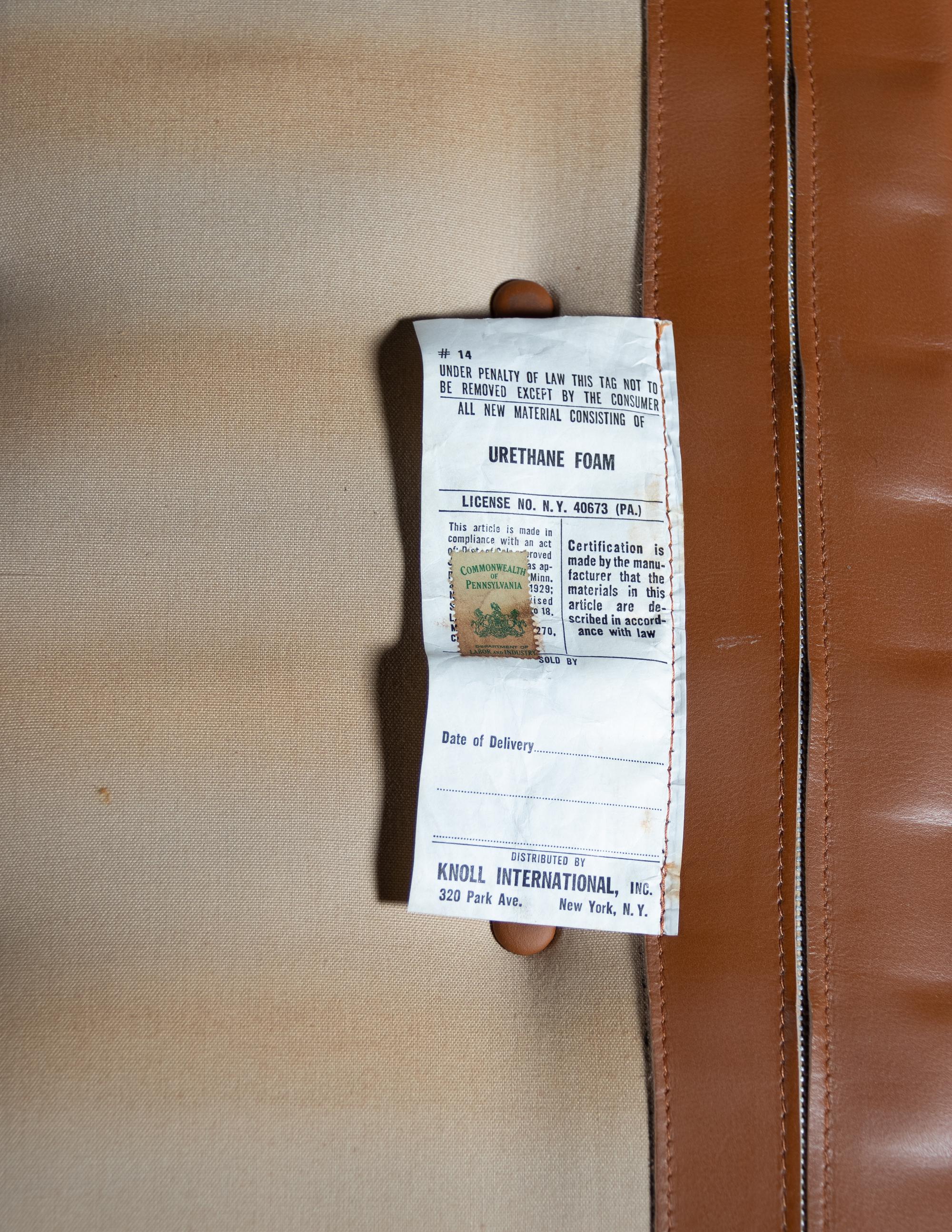 Pair of Barcelona Lounge Chairs, Knoll International, USA