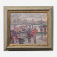 Paulette Victorine J. Van Roekens (American, 1896-1988) The Rain