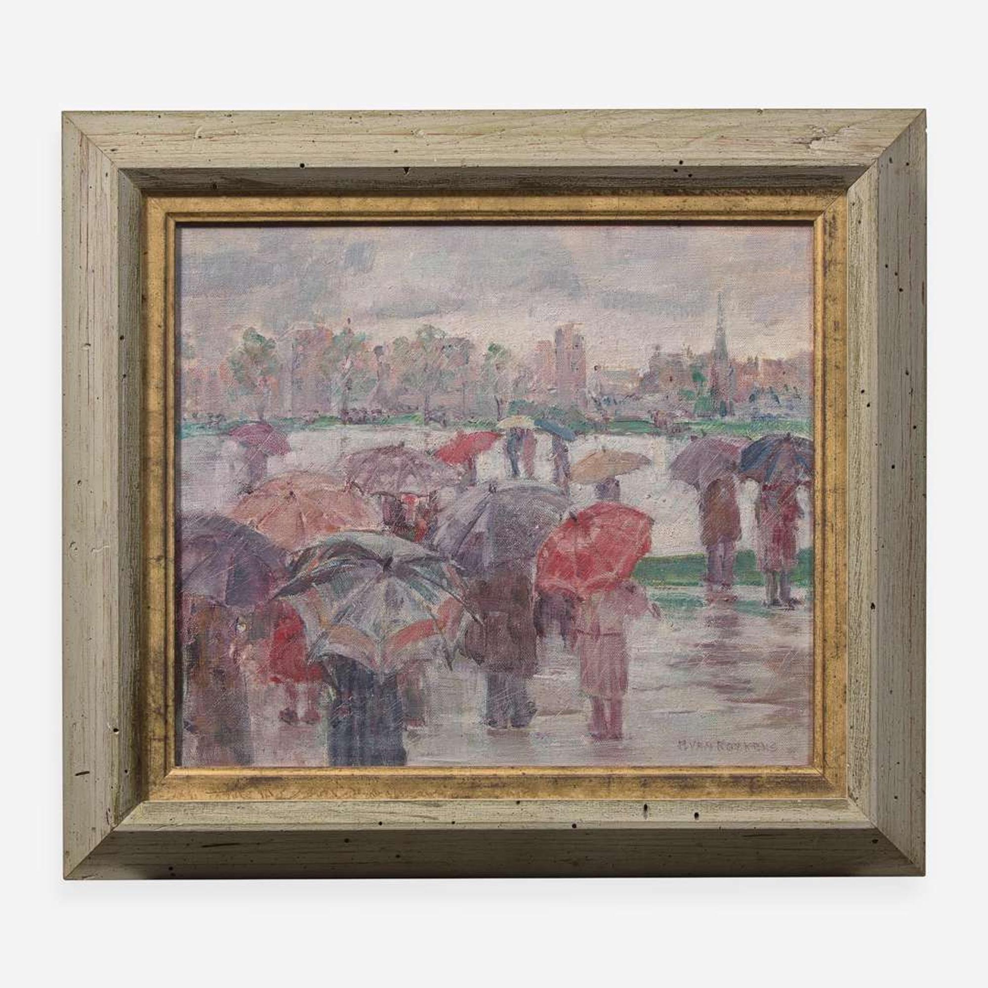 Paulette Victorine J. Van Roekens (American, 1896-1988) The Rain