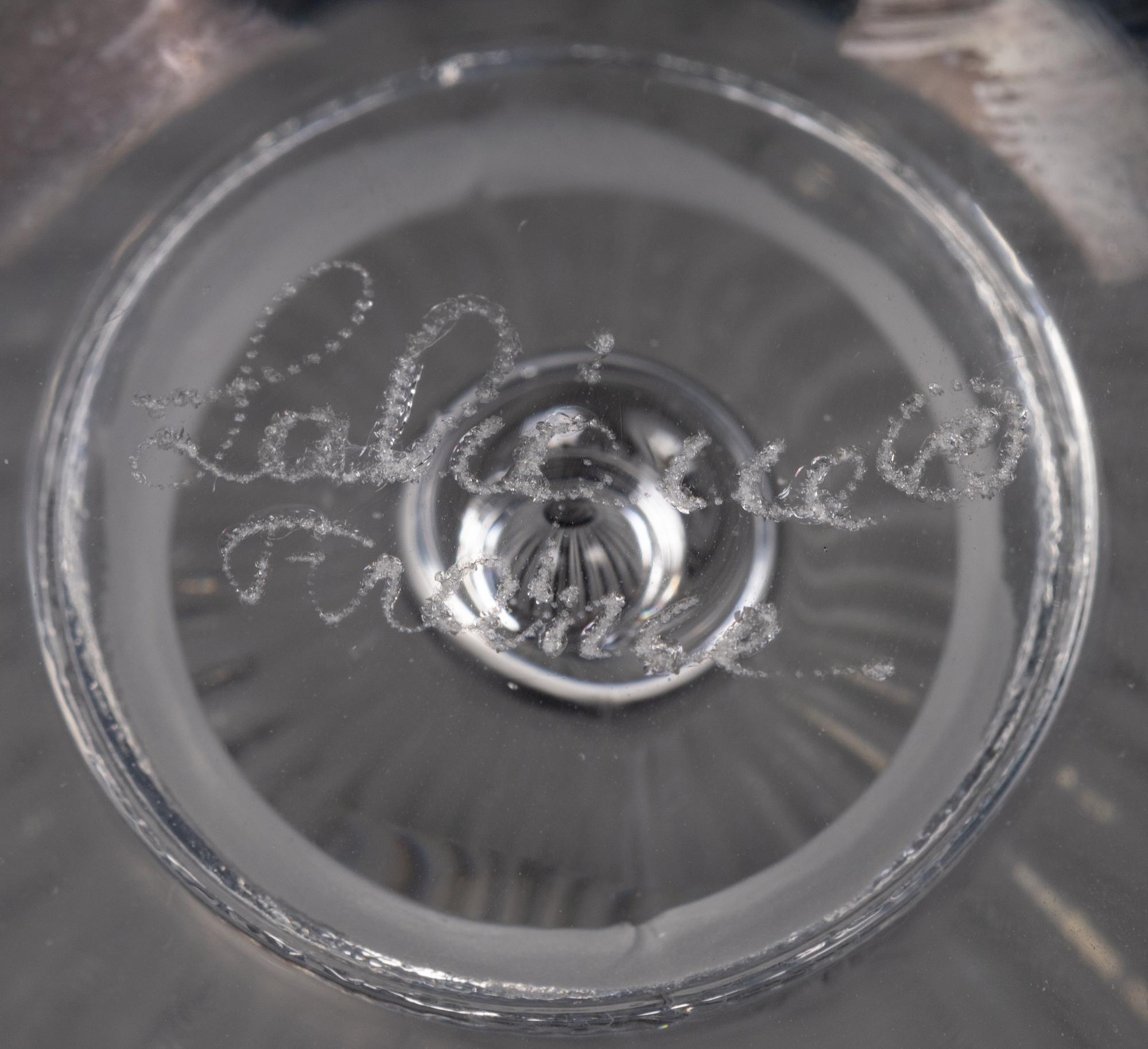 A Lalique Langeais Stemware Service
