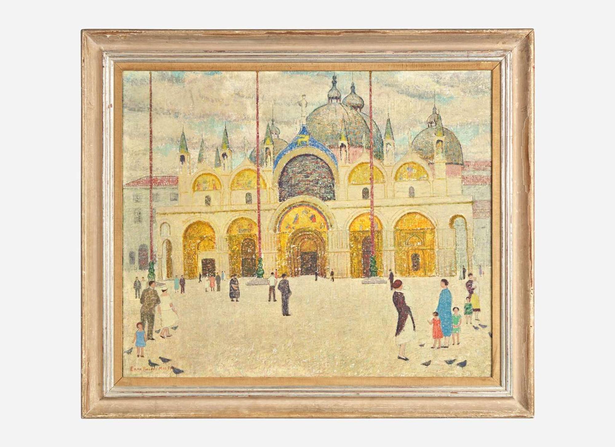 Emma Fordyce MacRae (American, 1887-1974) - St. Mark's Square, Venice