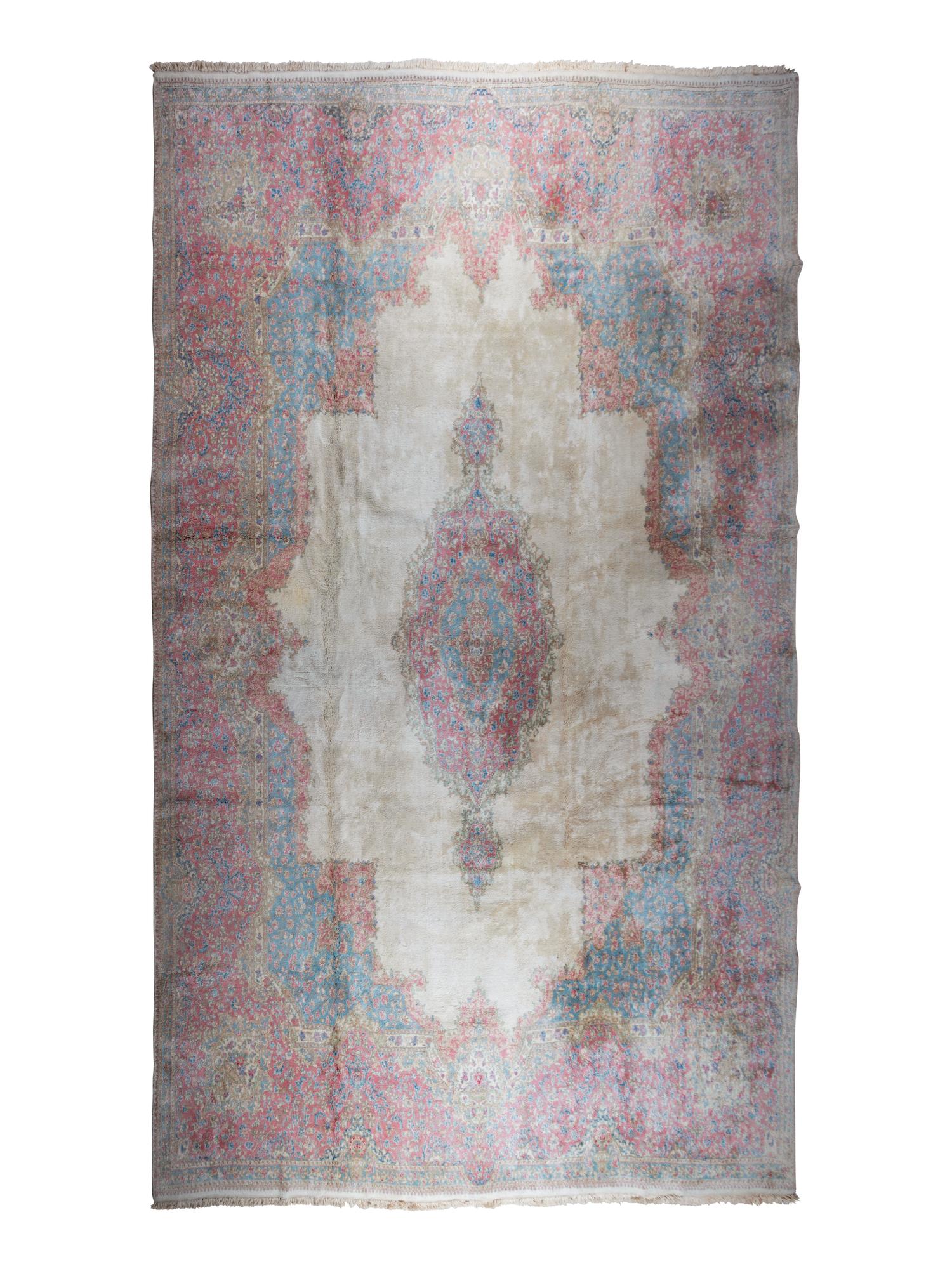 A Kirman Wool Rug
