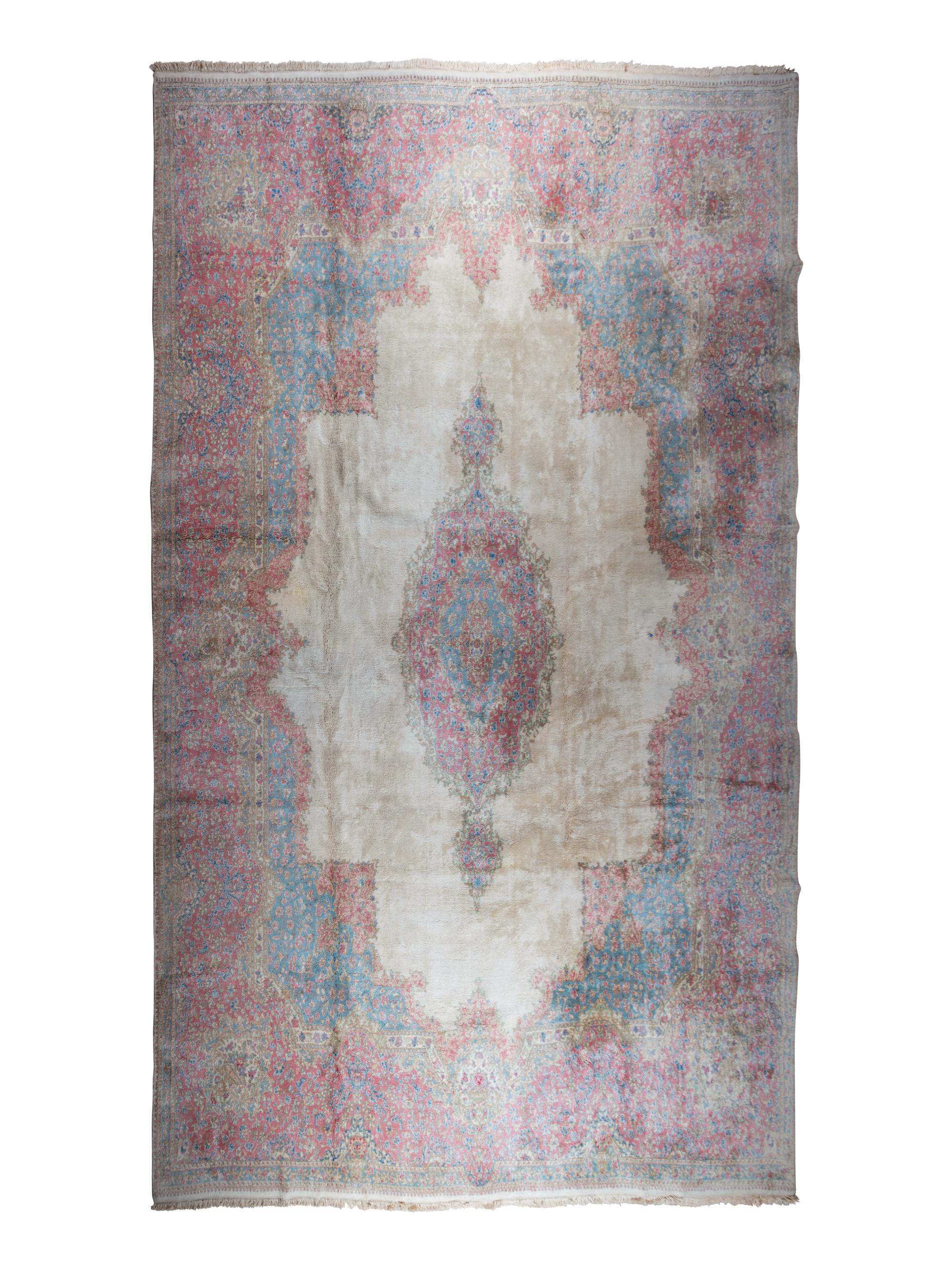A Kirman Wool Rug