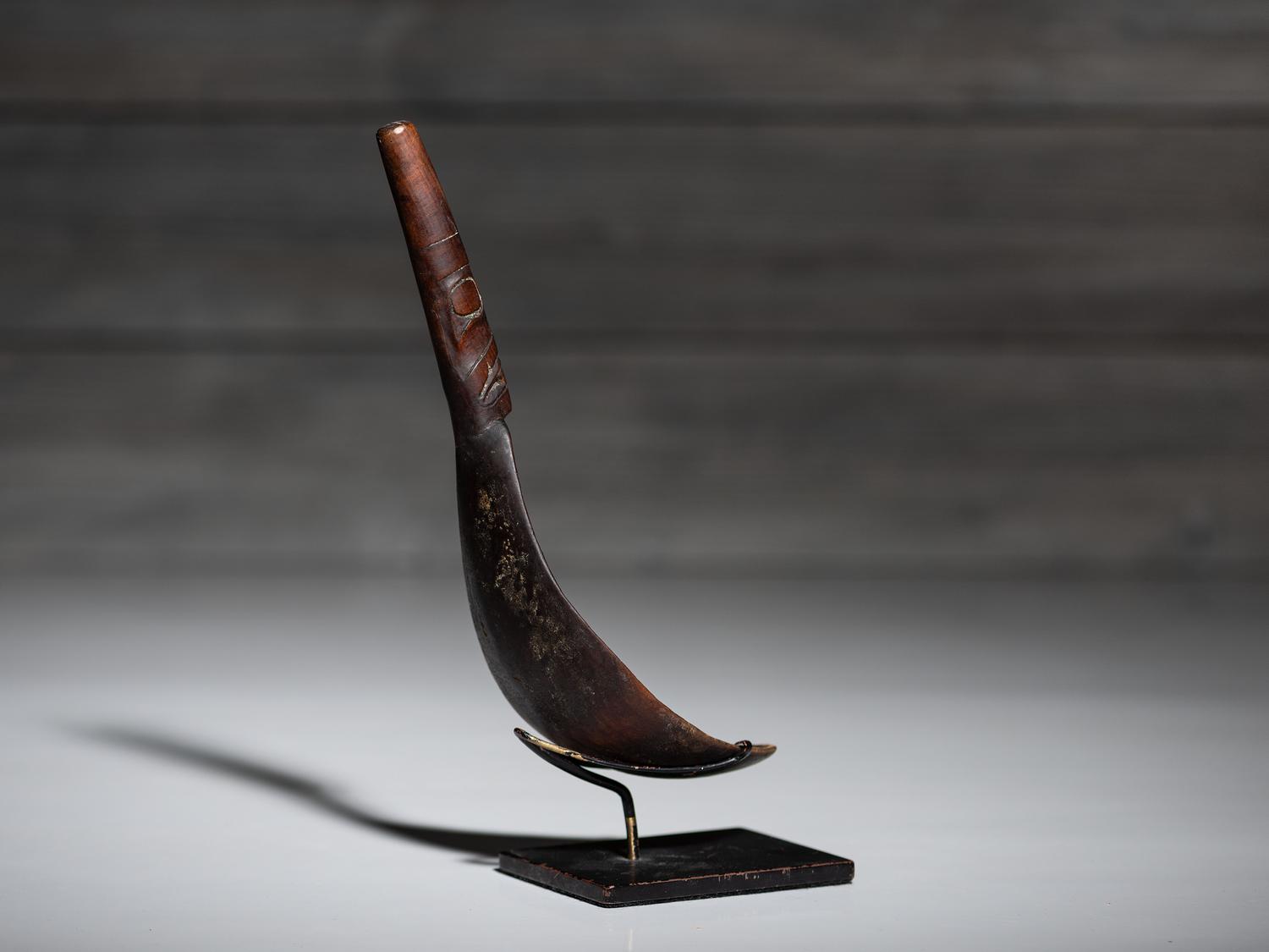 Northwest Coast Carved Wooden Spoon